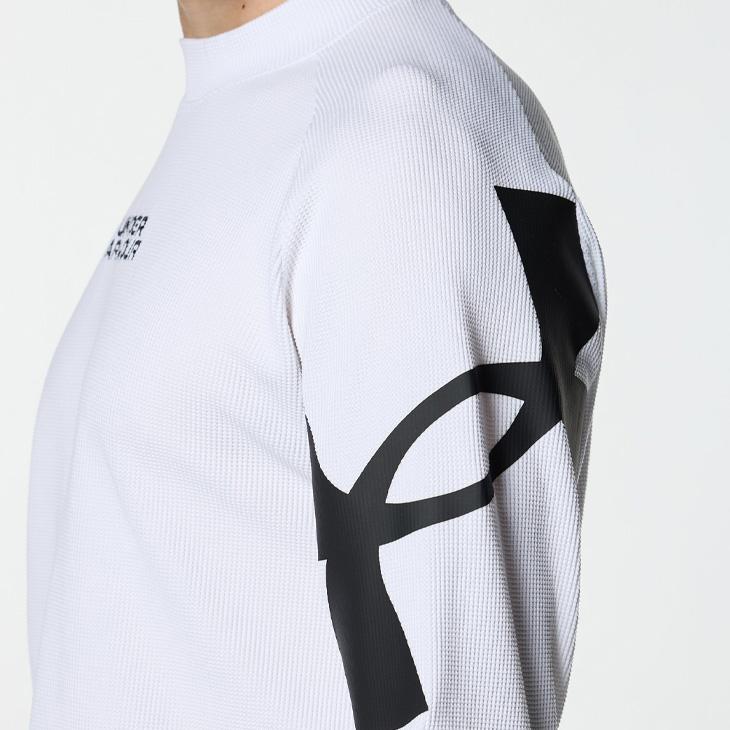 UNDER ARMOUR ゴルフ用モックネックシャツ XL ワッフル素材 UNDER ARMOUR（アンダーアーマー） ゴルフシャツ メンズ ゴルフウェア