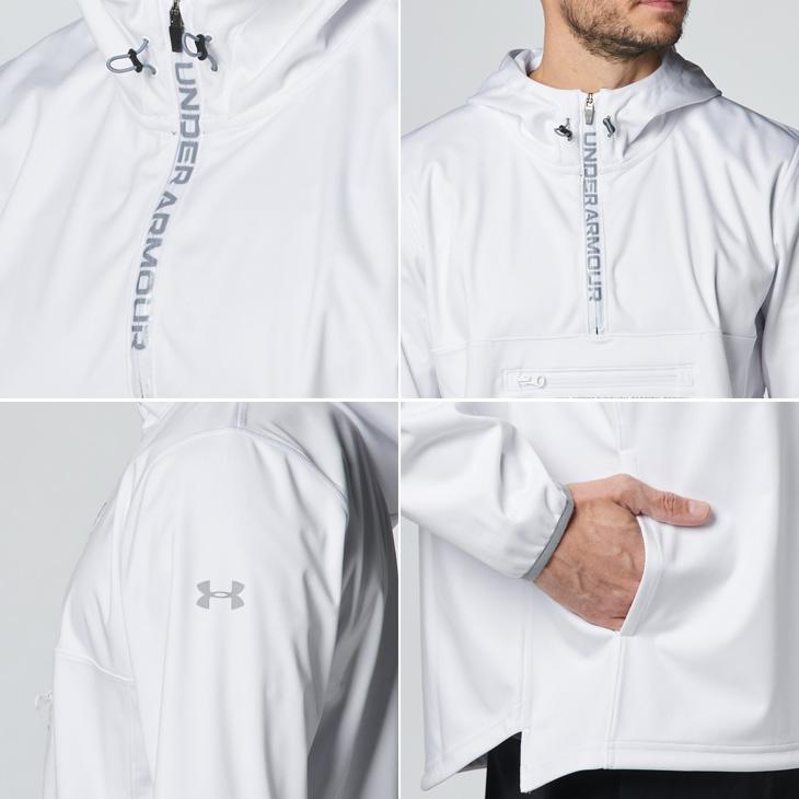 アンダーアーマー ウィンドブレーカー メンズ UNDER ARMOUR プルオーバー アノラック ジャケット アウター 防風 撥水 ストレッチ トレーニング /1384810｜w-w-m｜08