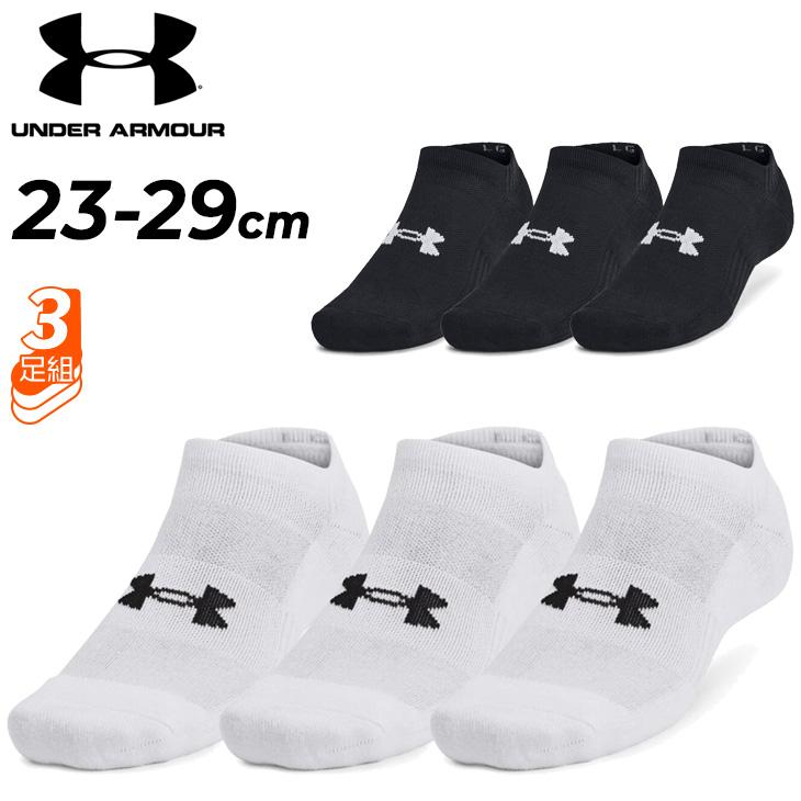 UNDER ARMOUR（アンダーアーマー） 靴下 アンクル丈 3足組 メンズ レディース UNDER ARMOUR UAトレーニング ...