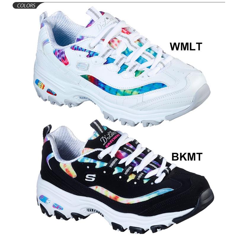 スニーカー レディース タイダイ 厚底 シューズ スケッチャーズ Skechers ディーライト サマーフィエスタ D Lites Summer Fiesta ダッドスニーカ World Wide Market 通販 Yahoo ショッピング
