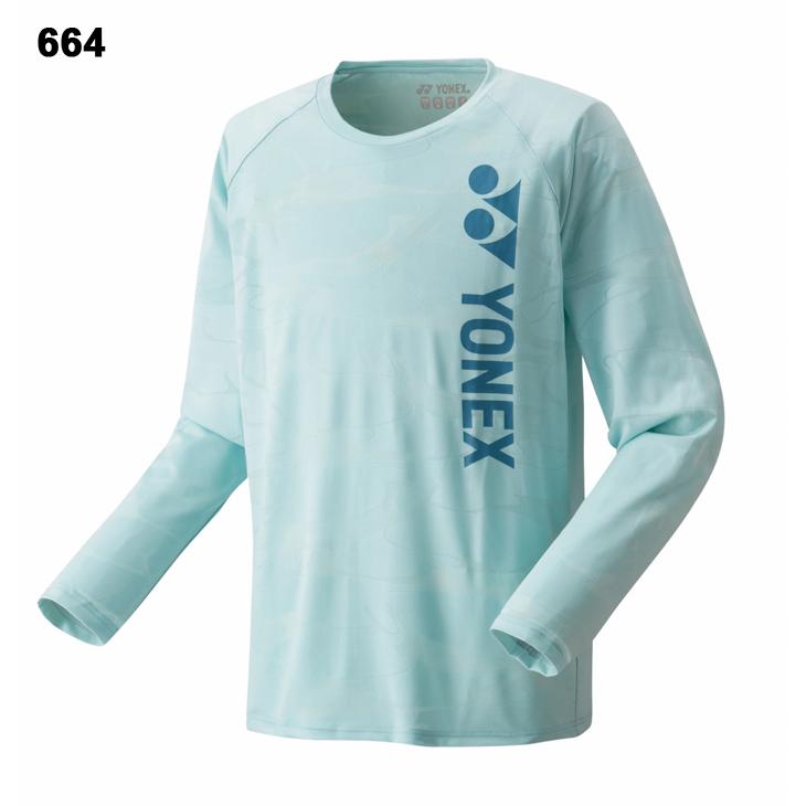 YONEX バドミントン ロングTシャツ Oサイズ YONEX（ヨネックス） 長袖 Tシャツ ユニロングスリーブT 涼感 抗