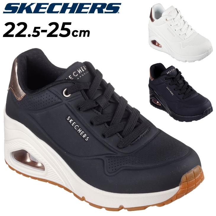 パー子 Amazon | スケッチャーズ SKECHERS ウノ ウェッジ ハイ
