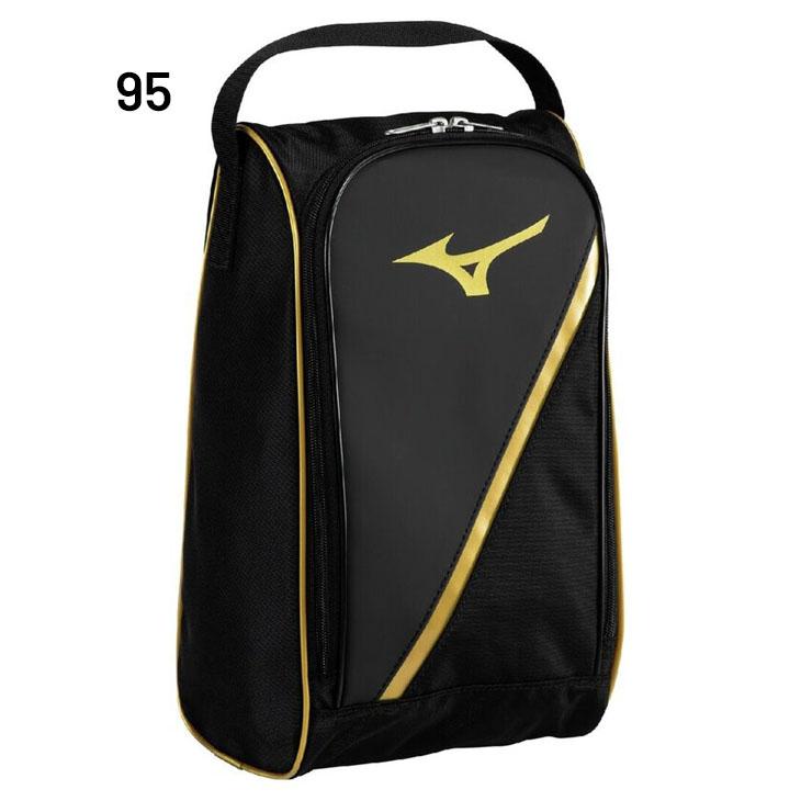 MIZUNO（ミズノ） シューズバッグ シューズケース 合成皮革 靴入れ