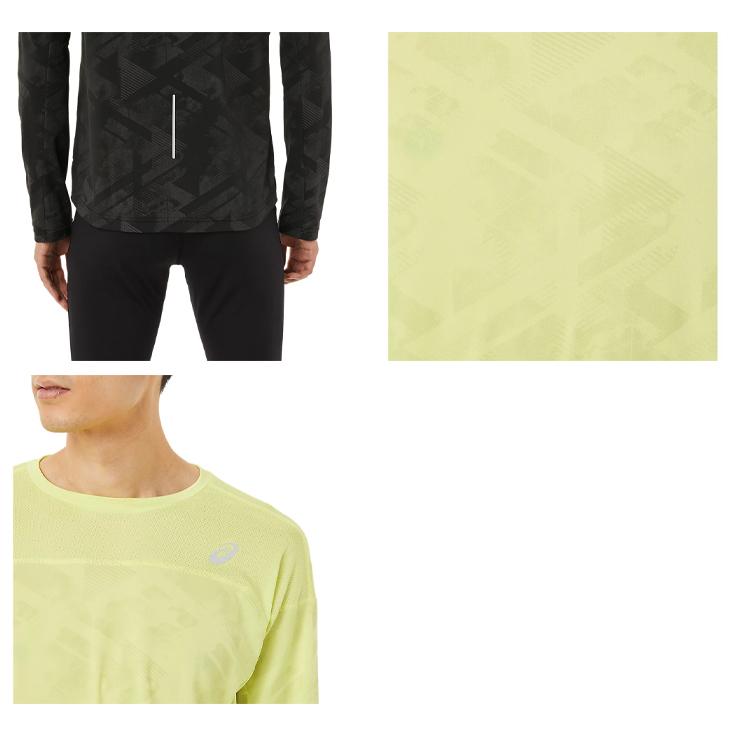 ASICS Tシャツ 長袖 メンズ asics アシックス ランニングLITE
