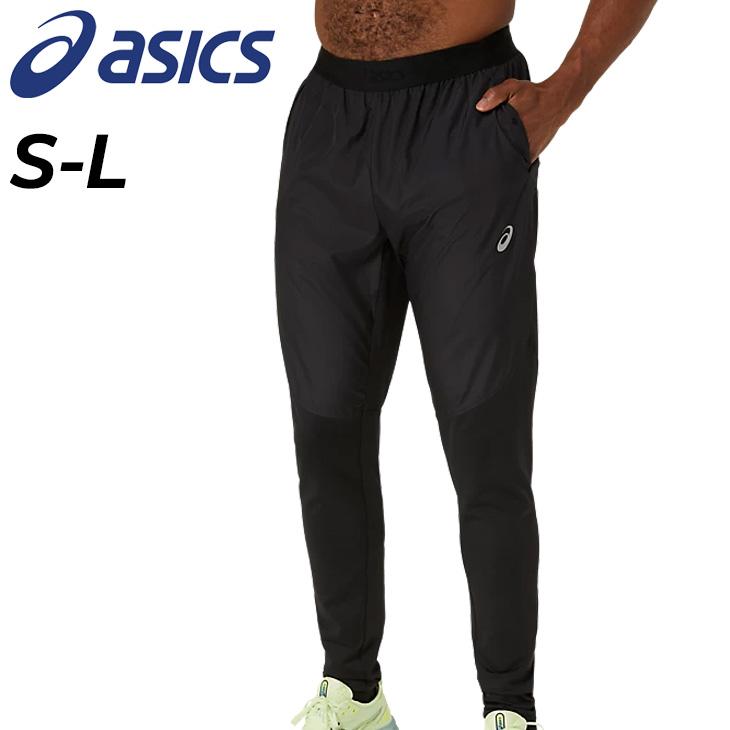 新品）ASICS ROADランニングパンツ 2011D097 Sサイズ ブラック ASICS（アシックス） ウィンドブレーカーパンツ メンズ asics ROAD
