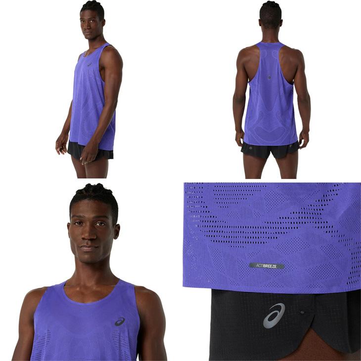 ASICS（アシックス） ノースリーブ シャツ メンズ 海外サイズ S-XL