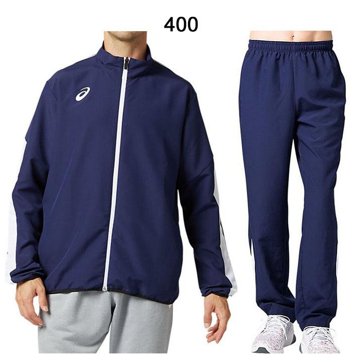 ASICS トレーニングウェア 上下セット 薄手 ジャージ メンズ