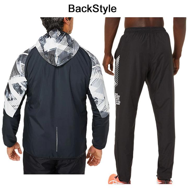 ASICS（アシックス） ウィンドブレーカー 裏起毛 上下セット メンズ