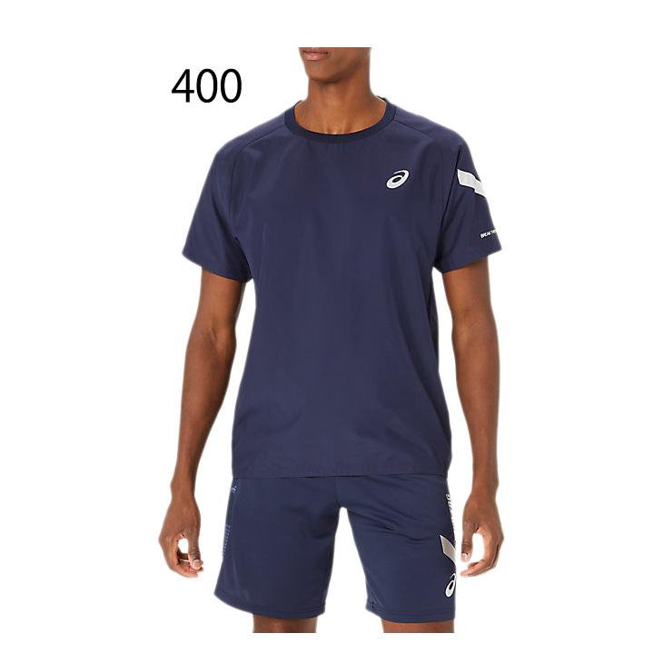 ASICS アシックス 半袖 ピステシャツ メンズ asics A-I-M プル