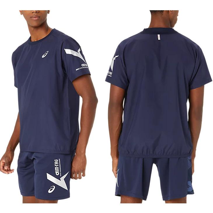 アシックス　ドーハの悲劇　半袖ナイロンパーカー　ピステ　新品未使用 アシックス ドーハの悲劇 半袖ナイロンパーカー ピステ 新品未