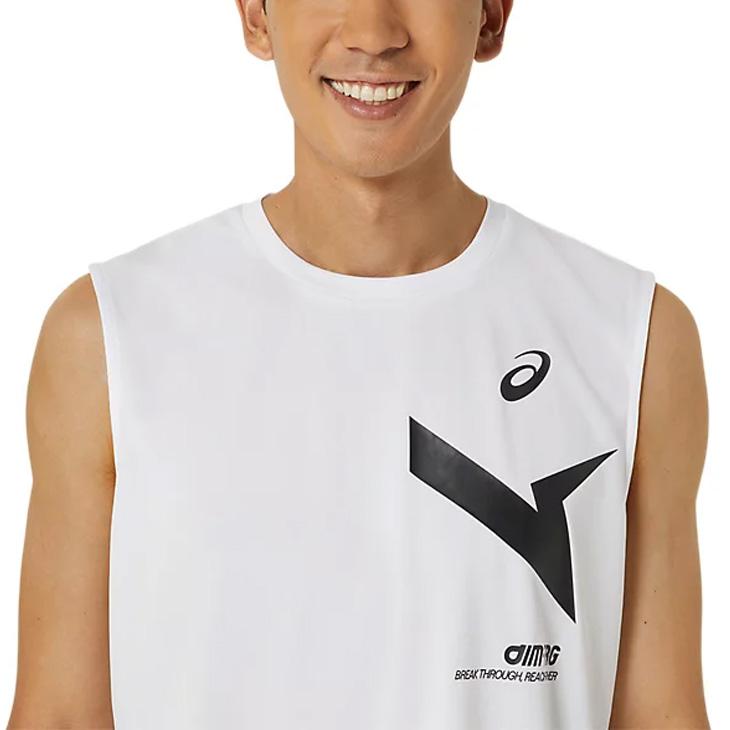 ASICS（アシックス） ノースリーブ Tシャツ メンズ ユニセックス asics