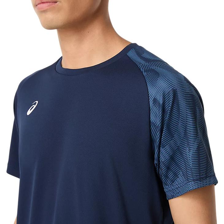 asics 半袖ウェア サイズ0 ネイビー 国士舘はんぶい ASICS（アシックス