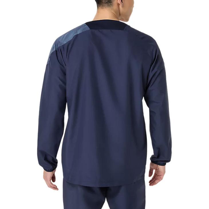 ASICS アシックス 長袖 ピステシャツ メンズ asics はっ水ピステ