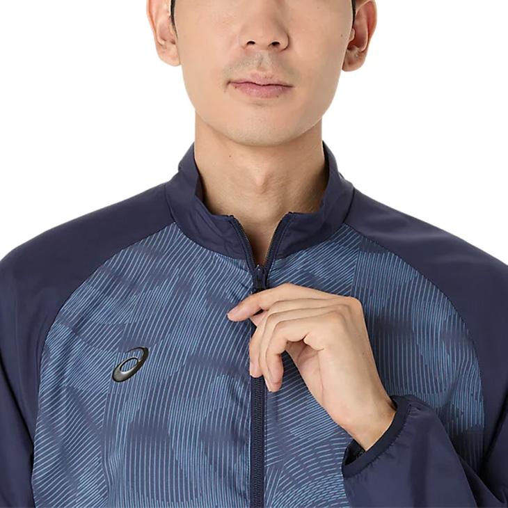ASICS（アシックス） ウィンドブレーカー 長袖 ジャケット メンズ 裏