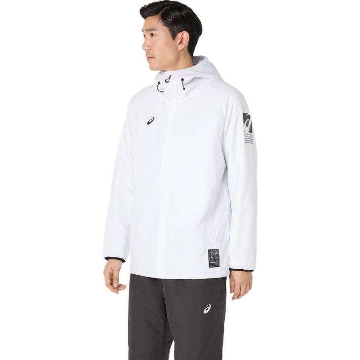 ASICS ウィンドブレーカー　フード　2XL ASICS（アシックス） 中綿ジャケット メンズ アウター 中わたウインド