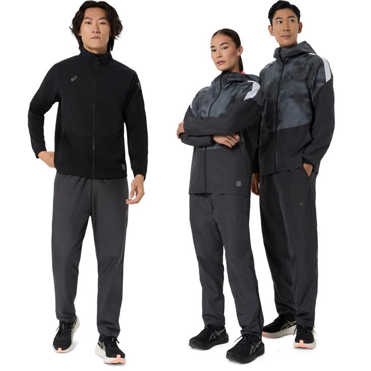 美品⭐︎ ASICS ウィンドブレーカー　上下セット M ASICS（アシックス） ウインドブレーカー 上下 メンズ レディース 裏