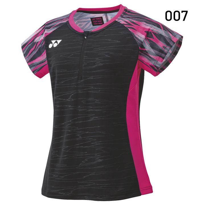YONEX（ヨネックス） 半袖シャツ ハーフジップ レディース ゲーム