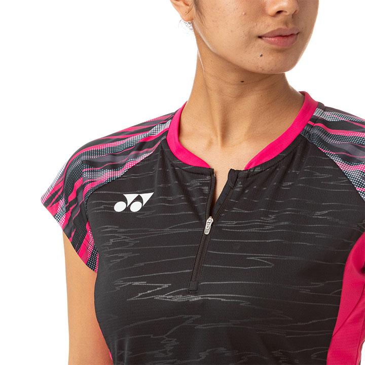 YONEX（ヨネックス） 半袖シャツ ハーフジップ レディース ゲーム