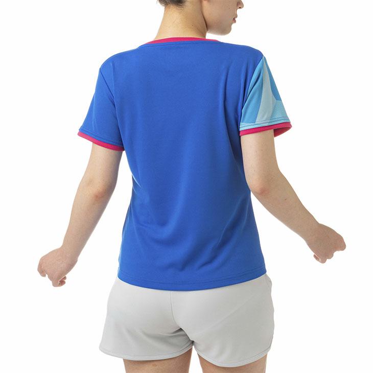 ヨネックス レディース ゲームシャツ(スリム) YONEX 半袖シャツ バドミントン ソフトテニス スポーツウェア Tシャツ 女性用 日本製 涼感 UVカット /20667｜w-w-m｜07