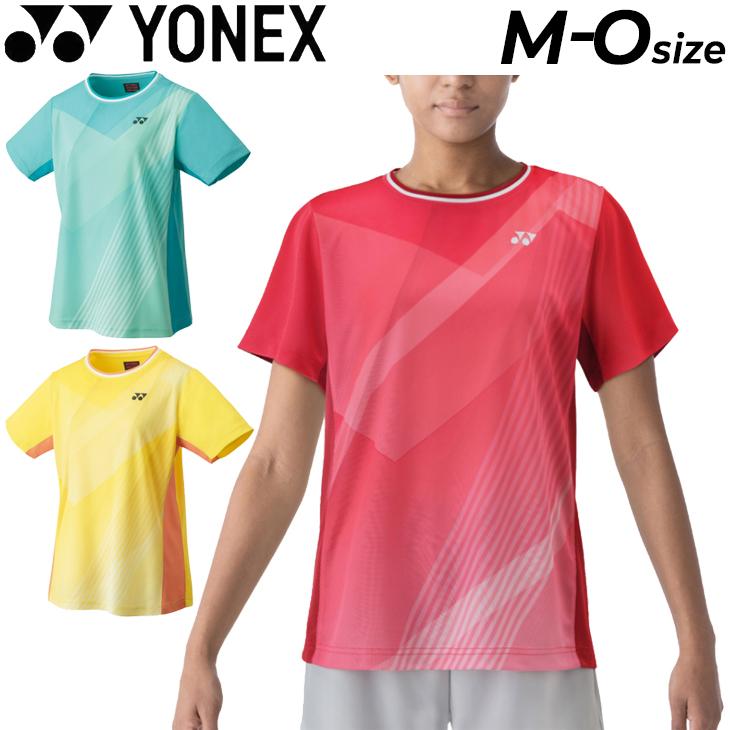 YONEX 赤 Vネック Tシャツ　レディースＯサイズ YONEX 赤 Vネック Tシャツ レディースOサイズ YONEX 赤 Vネック