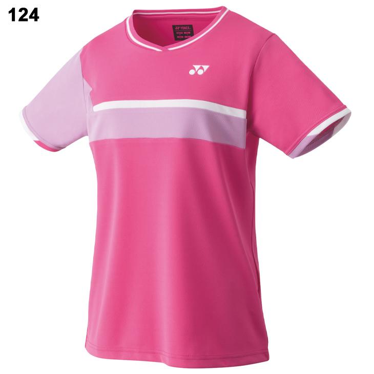 YONEX ヨネックス ゲームシャツ 半袖 ピンク YONEX（ヨネックス） レディース ゲームシャツ 半袖トップス Tシャツ