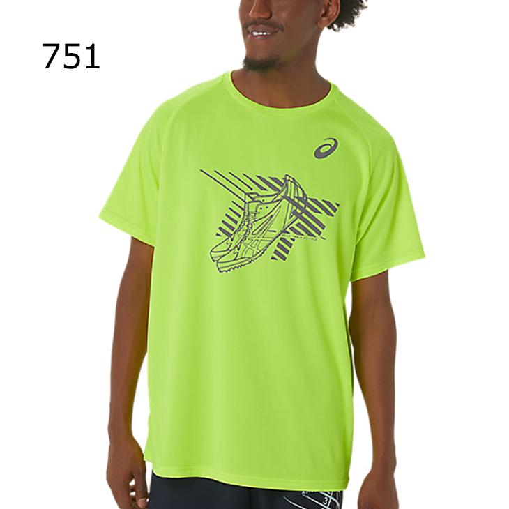 ASICS（アシックス） 半袖 Tシャツ メンズ ランニング 陸上競技