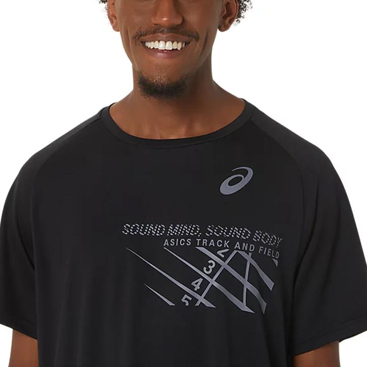 アシックス Tシャツ ASICS（アシックス） 半袖 Tシャツ メンズ ランニング 陸上競技