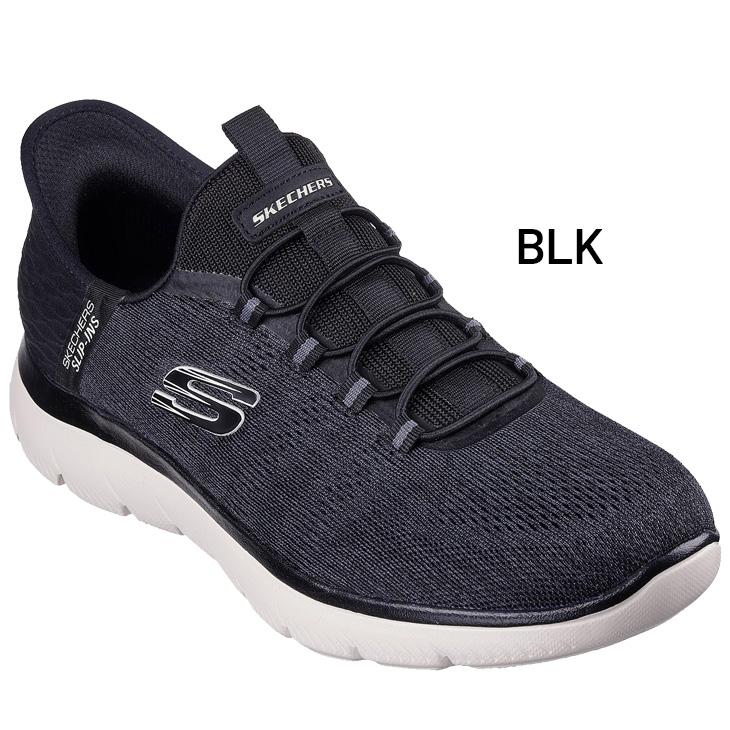 SKECHERS Slip-Ins ブラックカジュアルシューズ SKECHERS スケッチャーズ スニーカー スリッポン 防水 ビジネス