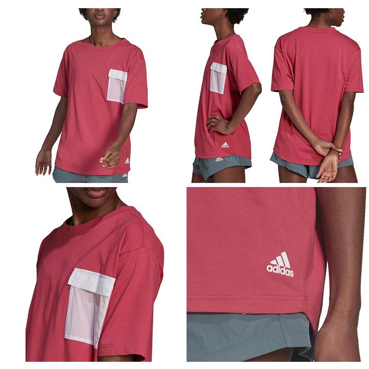半袖 Tシャツ レディース Adidas アディダス W Summer ポケットtee スポーツウェア 女性 フィットネス 胸ポケット カジュアル グレー グレイ Gj5553 Gj5553 World Wide Market 通販 Yahoo ショッピング
