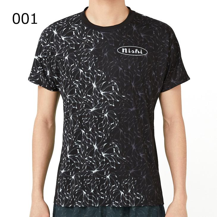 ニシ・スポーツ 半袖 Tシャツ ニシ NISHI プリントT スリム 陸上競技