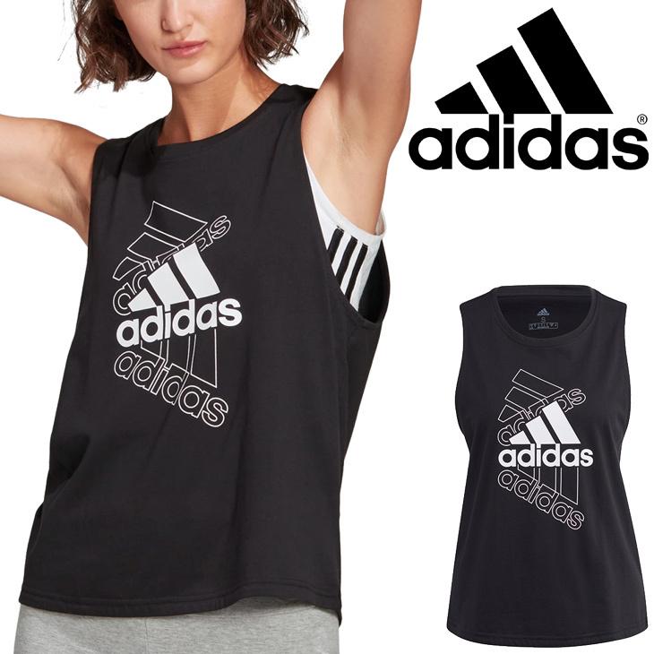ノースリーブ Tシャツ レディース Adidas アディダス W Mh Bos タンクトップ スポーツウェア ブラック 黒 女性 トレーニング フィットネス ジム Gl1399 Gl1399 World Wide Market 通販 Yahoo ショッピング
