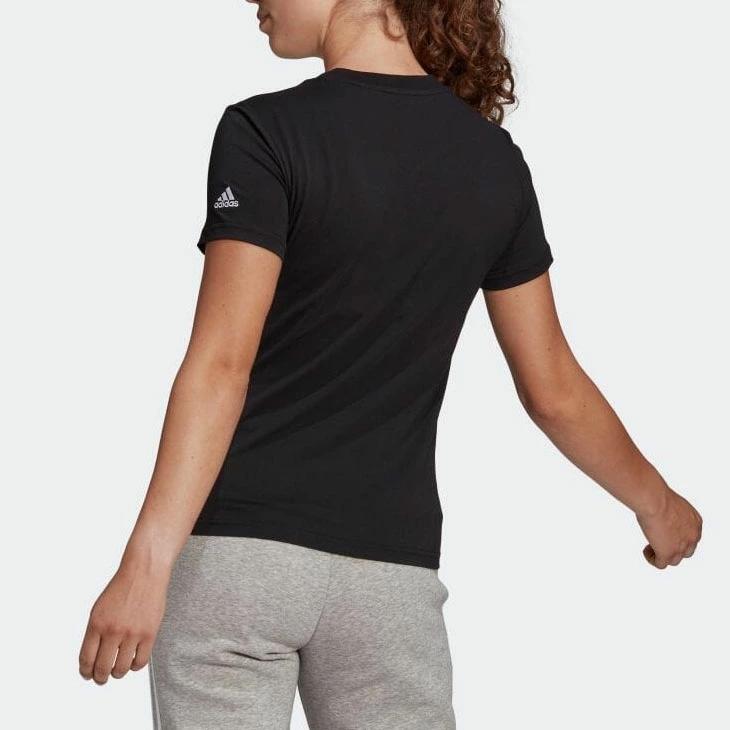 アディダス 半袖 Tシャツ レディース adidas エッセンシャルズ スリム ロゴ トレーニング フィットネス スポーツウェア 女性 トップス ロゴ プリントT 綿 /28869｜w-w-m｜09