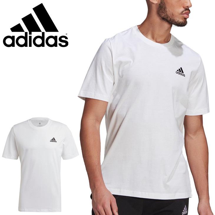 半袖 Tシャツ メンズ Adidas アディダス M Ess エンブロイダード スモールロゴ Tee スポーツウェア 白 ホワイト トレーニング クルーネック 男性 Gk9640 Gk9640 World Wide Market 通販 Yahoo ショッピング