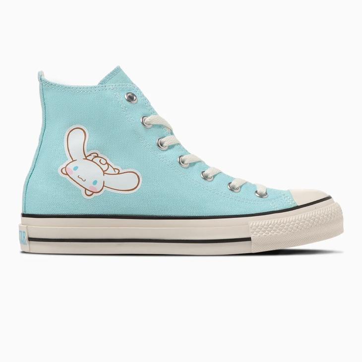 コンバース スニーカー レディース シューズ CONVERSE ALLSTAR (R) CINNAMOROLL HI シナモロールコラボ サンリオ ブルー ハイカット カジュアル 女性 /3130977｜w-w-m｜04