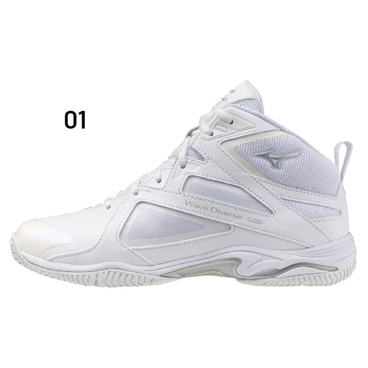 ミズノ フィットネスシューズ レディース 2E相当 mizuno ウエーブダイバース LG5 ハイカット 室内用 女性 インドアシューズ クッション性 /31GF2571_1