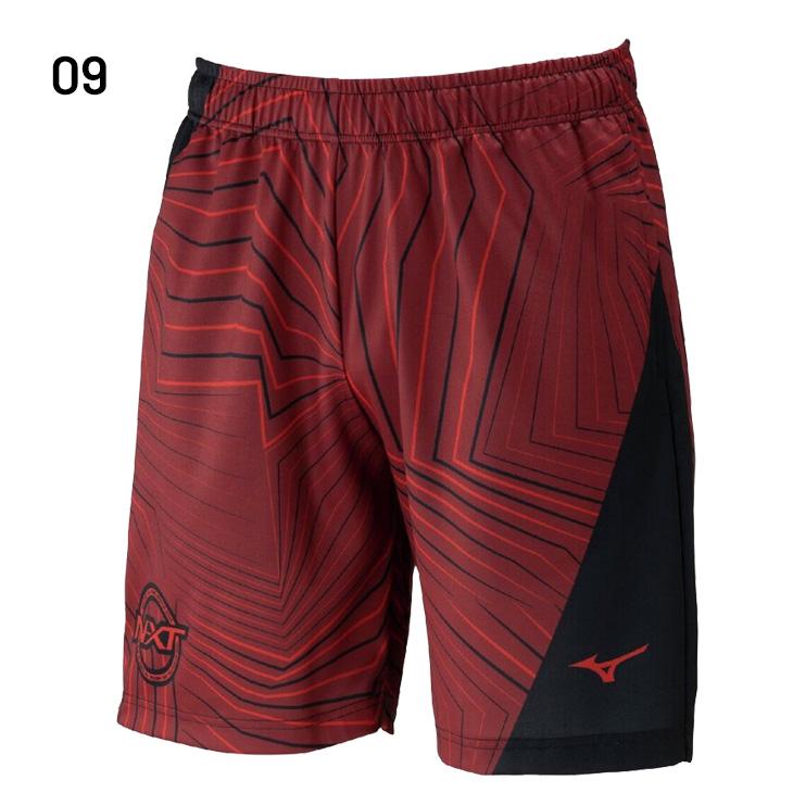 Mizuno グラフィックパンツ 2XL 黒/赤 MIZUNO（ミズノ） ショートパンツ メンズ mizuno N-XT グラフィック