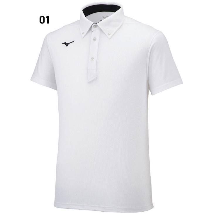 MIZUNO（ミズノ） ポロシャツ メンズ レディース ボタンダウンポロ