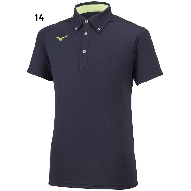 MIZUNO（ミズノ） ポロシャツ メンズ レディース ボタンダウンポロ