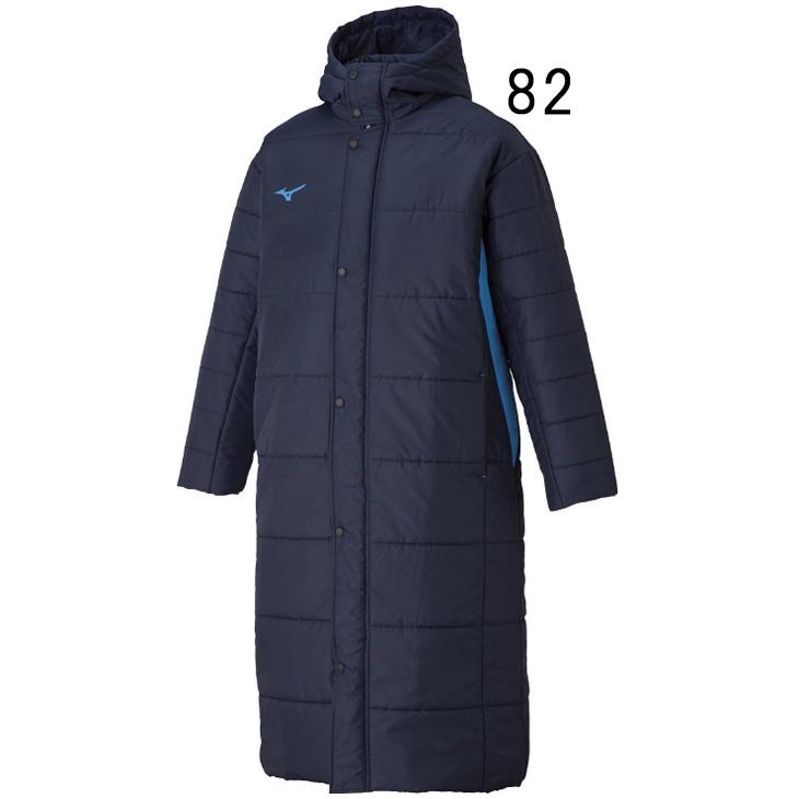 MIZUNO 中綿ベンチコート ロング丈 メンズ レディース アウター MIZUNO 中綿ベンチコート ロング丈 メンズ レディース アウター