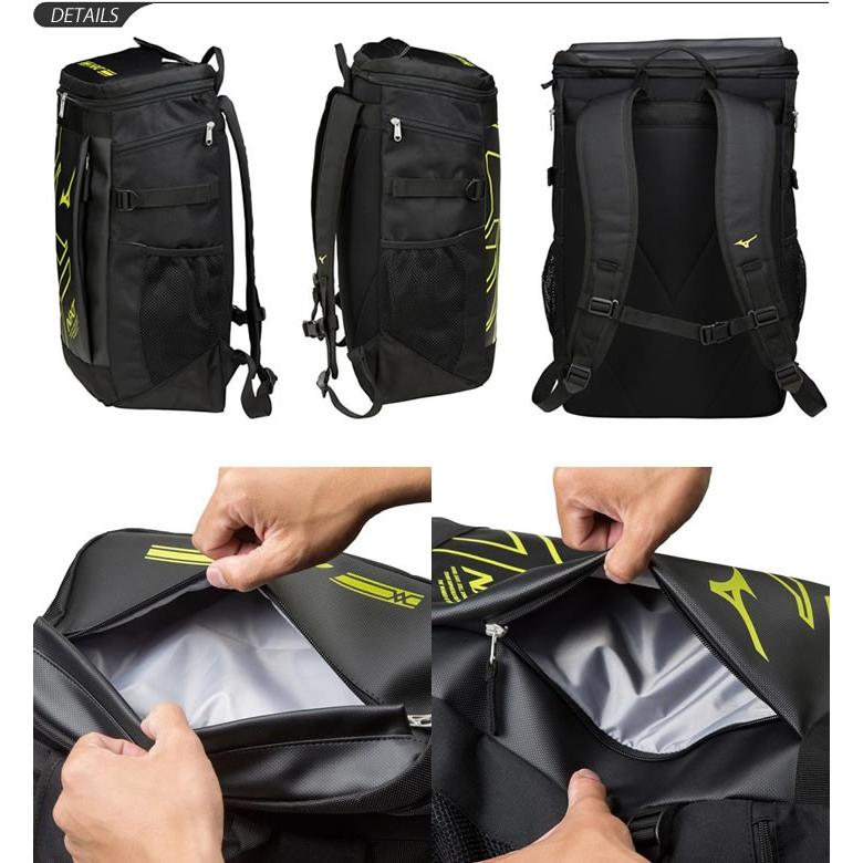 ミズノN-XT バックパック (30L) ブラック N-XT バックパック(30L)|33JDB000|バックパック|バッグ|ミズノ