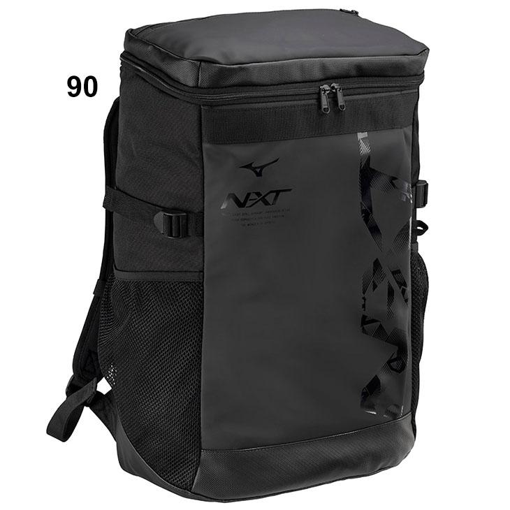 Mizuno ブラック リュック 30L PCポケット付きチームバックパック(30L)|33JD3103|バックパック