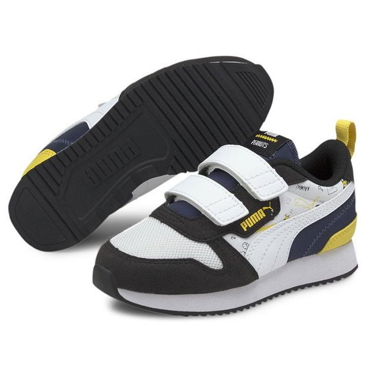 スニーカー スヌーピー キッズ シューズ ジュニア 17 21 0cm 子供靴 Puma プーマ Peanuts プーマ R78 V Ps スポーティ カジュアル キャラクター コラボ World Wide Market 通販 Yahoo ショッピング