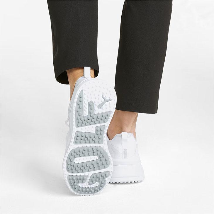 ❤️PUMA ゴルフシューズ ❤️グレー/ホワイト/レッド❤️ Puma ゴルフシューズ ホワイト/レッド - メルカリ