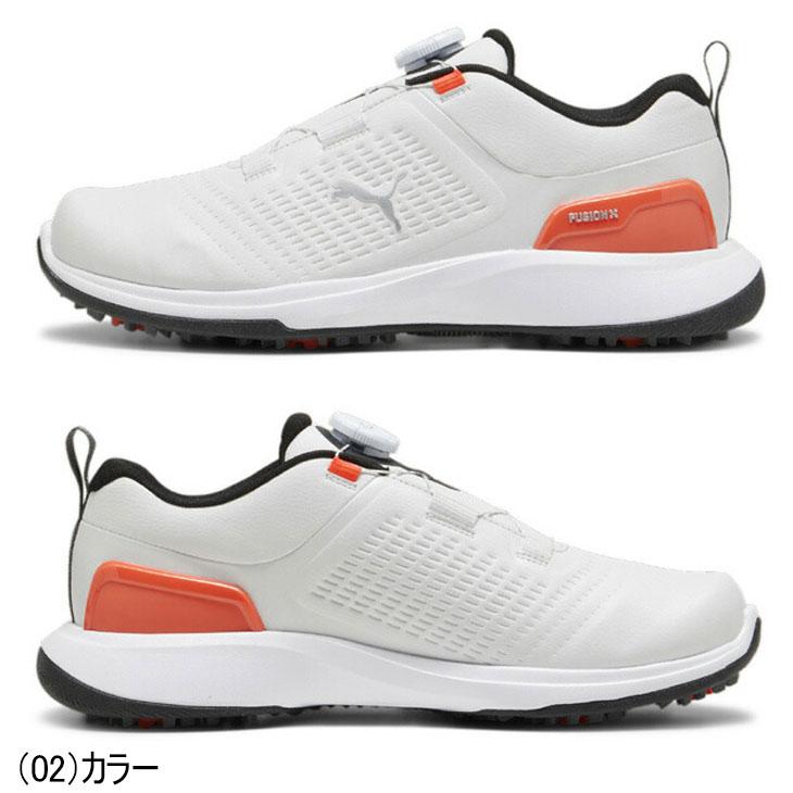 プーマ メンズ ゴルフシューズ 2E相当 PUMA GOLF グリップフュージョン フレックス ディスク スパイクシューズ ブランド ゴルフ靴 ゴルフ用スパイク ダイヤル式 ローカット ゴム底 男性 紳士用 メンズゴルフ スポーツシューズ くつ/379211 PUMA（プーマ） メンズ ゴルフシューズ 2E相当 PUMA GOLF グリップ