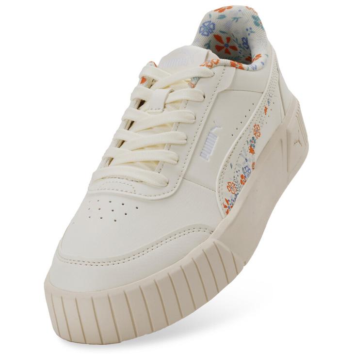 PUMA 花柄 スニーカー ホワイト PUMA（プーマ） スニーカー レディース シューズ キャリーナ ミア