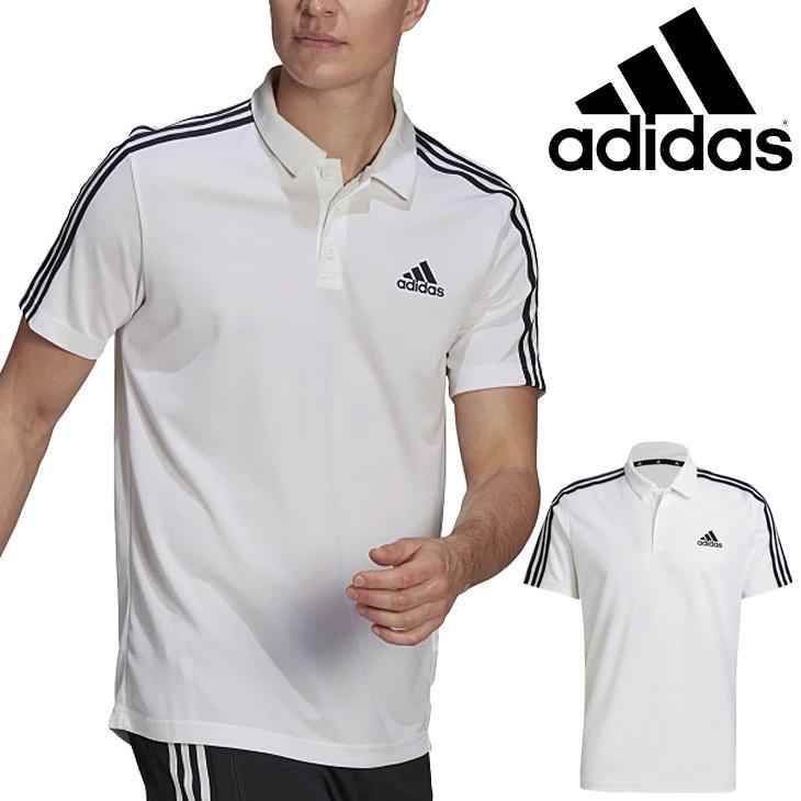 半袖 ポロシャツ メンズ Adidas アディダス M D2m 3ストライプス ポロ スポーツ カジュアル ウェア 白 ホワイト 男性 普段使いトップス Gm2138 Gm2138 World Wide Market 通販 Yahoo ショッピング