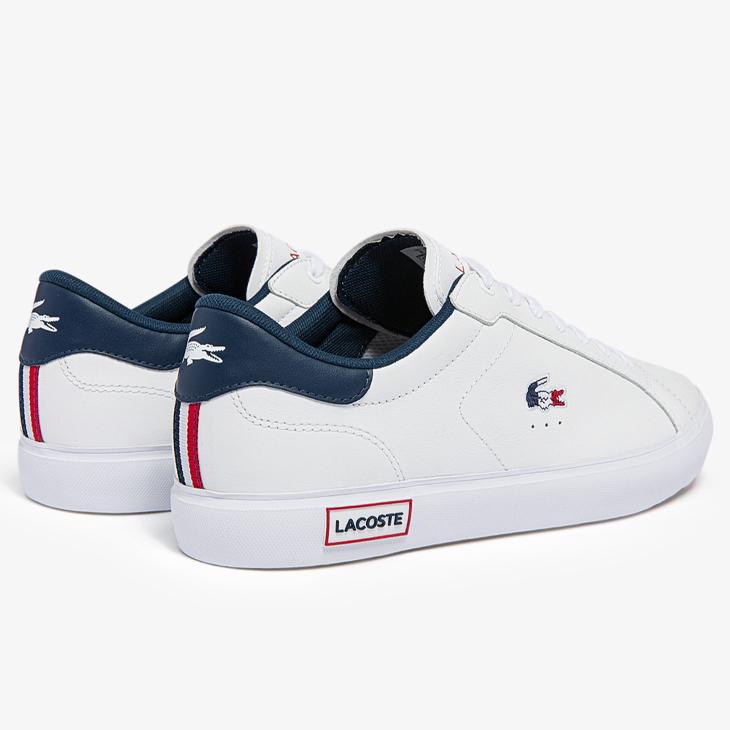 LACOSTE ラコステ メンズ レザー スニーカー POWERCOURT TRI 1