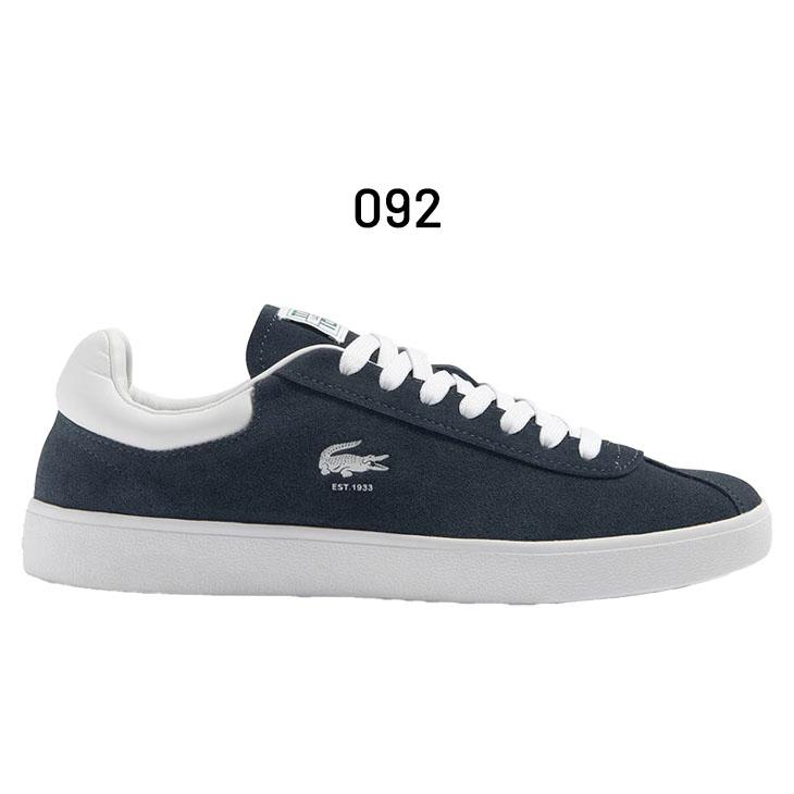 ラコステ スニーカー メンズ LACOSTE BASESHOT 223 1 SMA ローカット スエードスニーカー 紺 緑 黒 シンプル メンズシューズ メンズスニーカー /46SMA0065｜w-w-m｜04