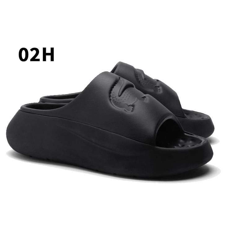 【★ラコステ★ 】メンズ サンダル★ Serve Slide★ LACOSTE】ラコステ Serve Slides メタリック スライドサンダル