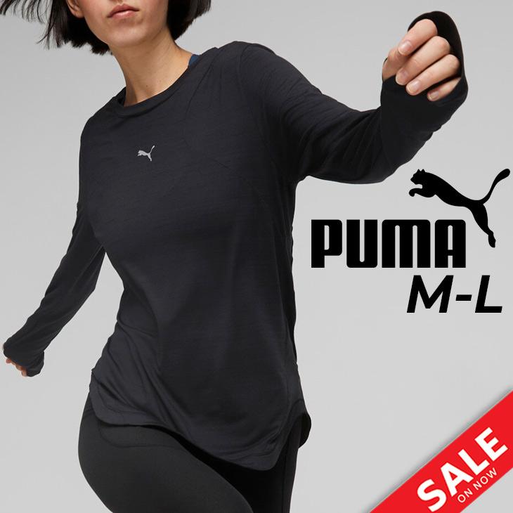 PUMA プーマ 長袖 Tシャツ レディース CLOUDSPUN トレーニング PUMA プーマ 長袖 Tシャツ レディース CLOUDSPUN トレーニング